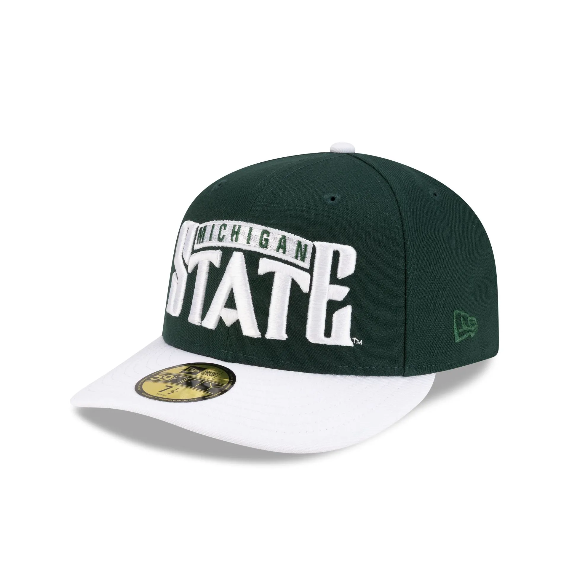 Just Caps College Champions Sidepatch Michigan State Spartans 59FIFTY Fitted Hat sold by New Era product image thumbnail 3