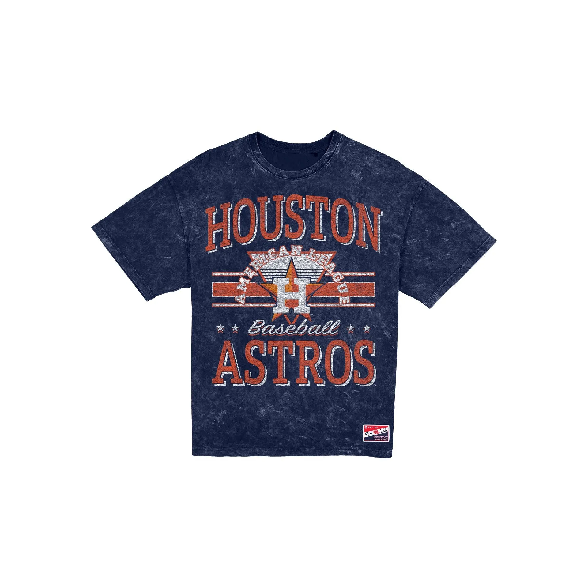 Houston Astros Throwback Vintage Wash Women's T-Shirt sold by New Era