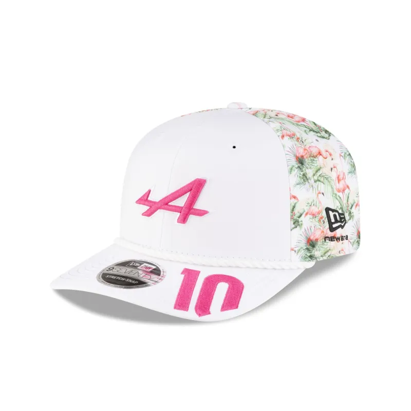 2026 Miami Race Special Pierre Gasly BWT Alpine F1 Team 9SEVENTY Stretch-Snap Hat made by New Era