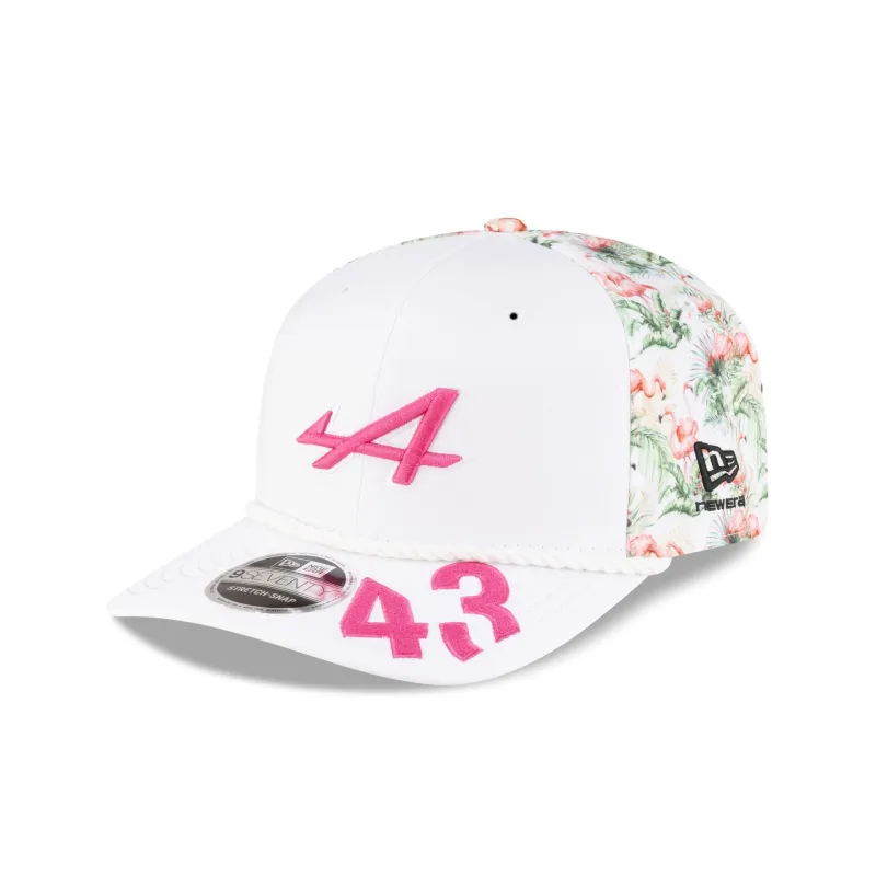 2026 Miami Race Special Franco Colapinto BWT Alpine F1 Team 9SEVENTY Stretch-Snap Hat made by New Era