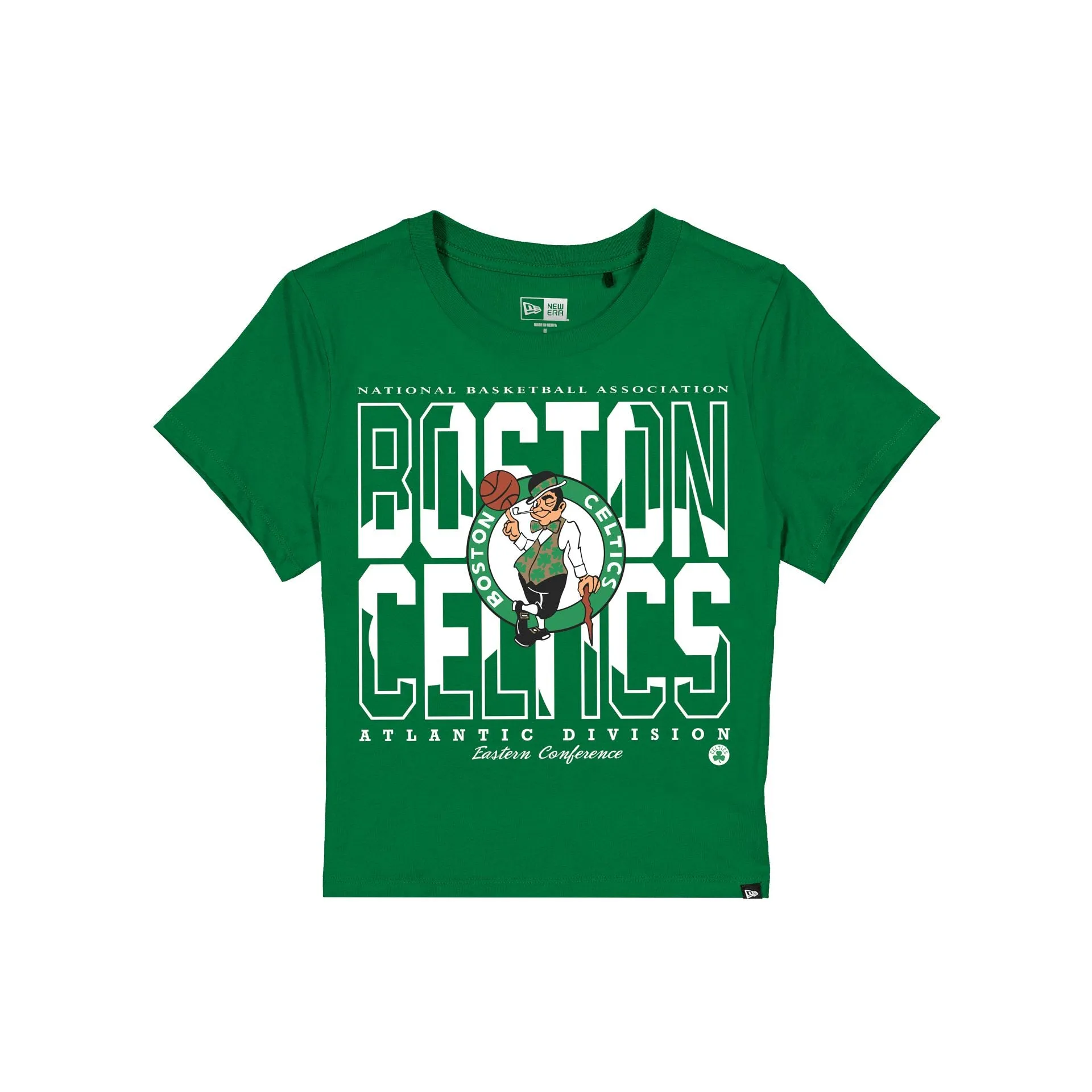 Boston Celtics Leisure Women's Shrunken Cropped T-Shirt sold by New Era