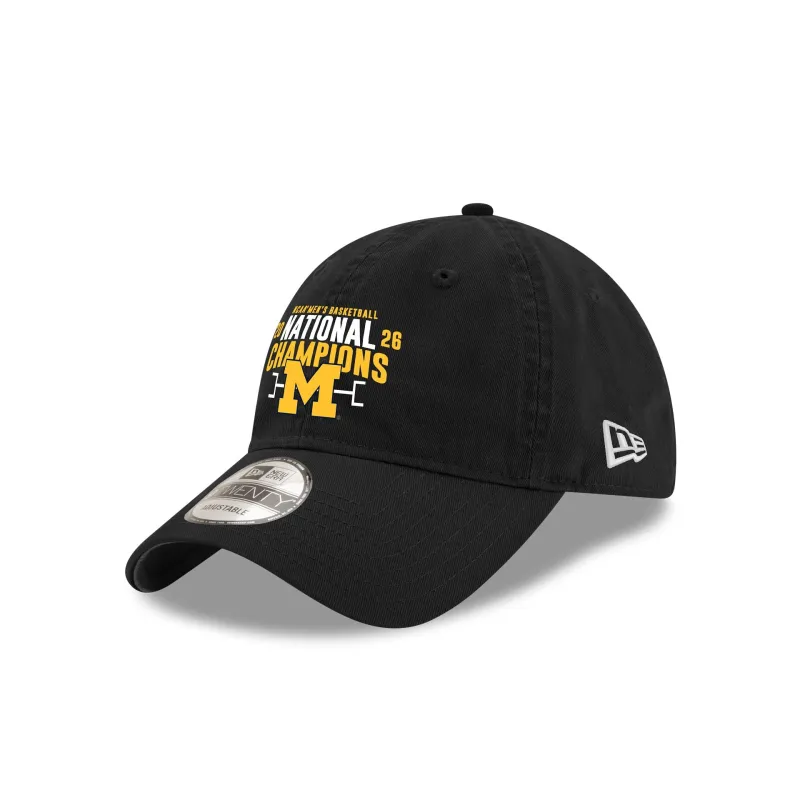 Michigan Wolverines 2026 NCAA Men's Basketball National Champions 9TWENTY Adjustable Hat made by New Era