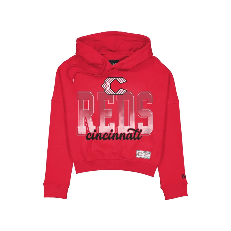 Cincinnati Reds 2026 City Connect Women's Cropped Hoodie made by New Era