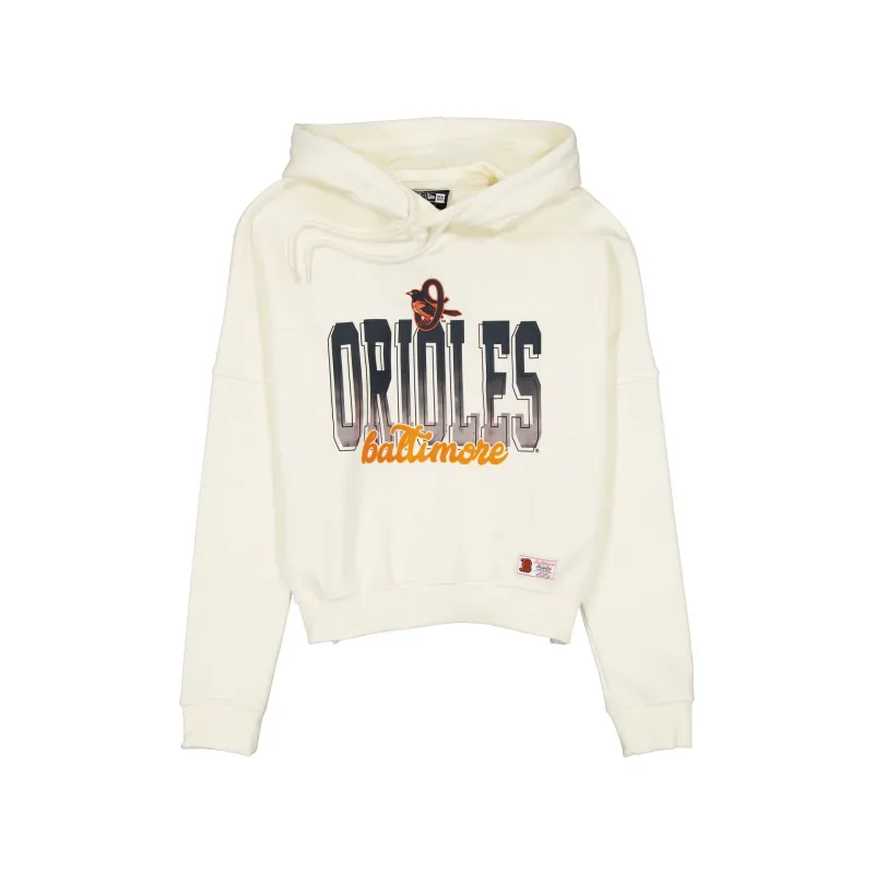 Baltimore Orioles 2026 City Connect Women's Cropped Hoodie made by New Era