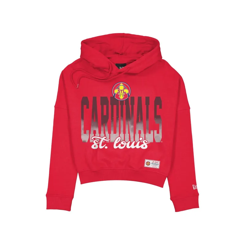St. Louis Cardinals 2026 City Connect Women's Cropped Hoodie made by New Era
