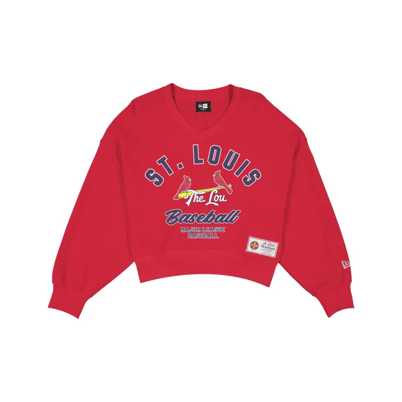 St. Louis Cardinals 2026 City Connect Women's Cropped Crewneck made by New Era