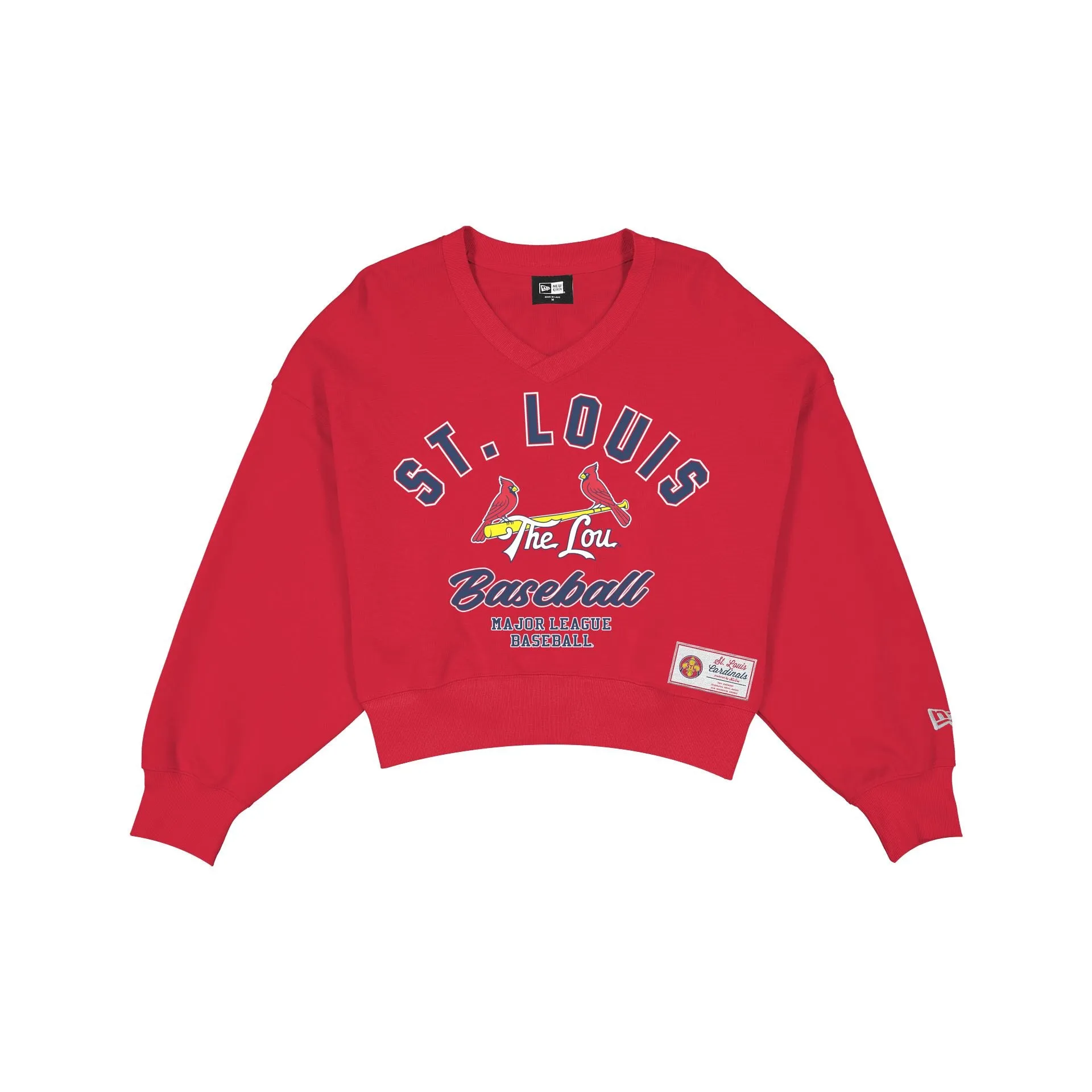St. Louis Cardinals 2026 City Connect Women's Cropped Crewneck sold by New Era