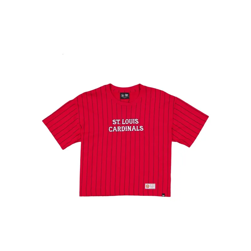 St. Louis Cardinals 2026 City Connect Pinstripe Women's T-Shirt made by New Era