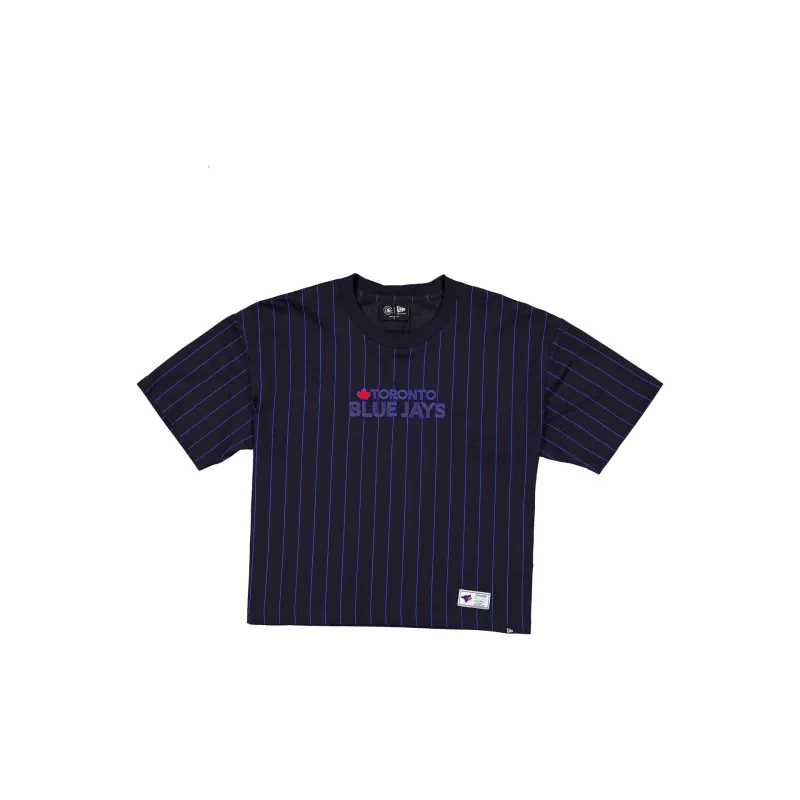 Toronto Blue Jays 2026 City Connect Pinstripe Women's T-Shirt made by New Era