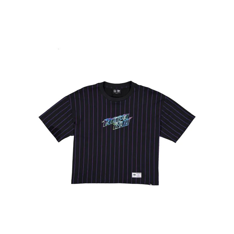 Tampa Bay Rays 2026 City Connect Pinstripe Women's T-Shirt made by New Era