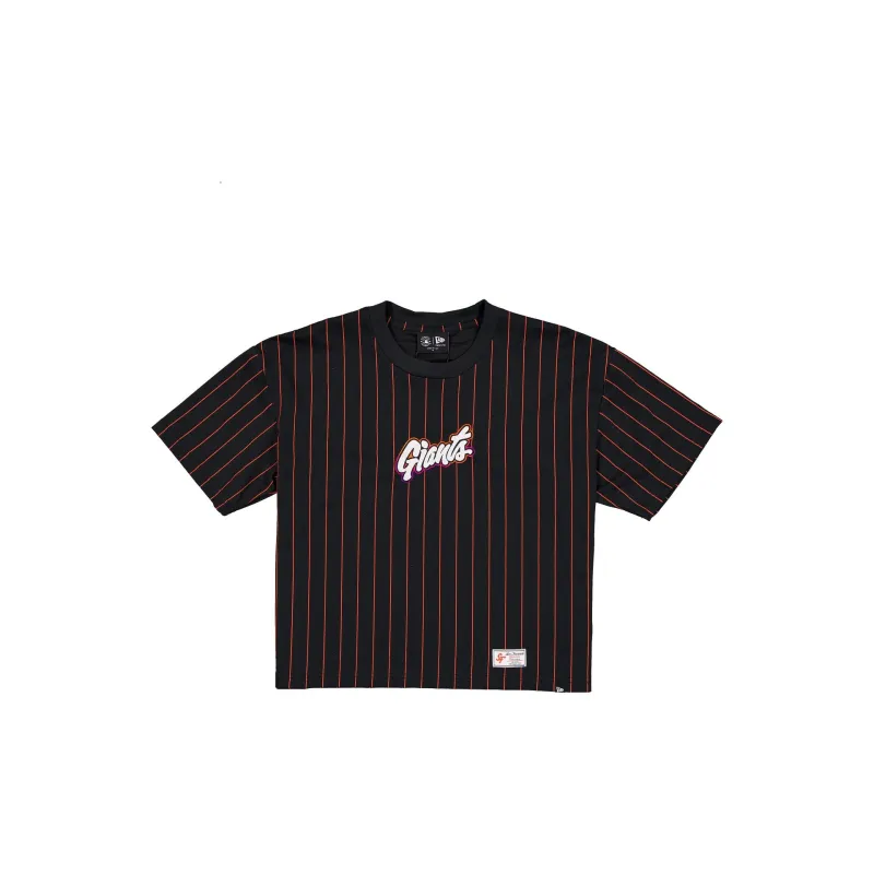 San Francisco Giants 2026 City Connect Pinstripe Women's T-Shirt made by New Era