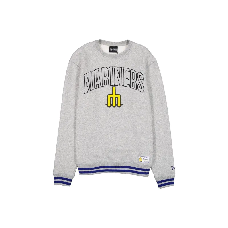 Seattle Mariners 2026 City Connect Gray Crewneck made by New Era