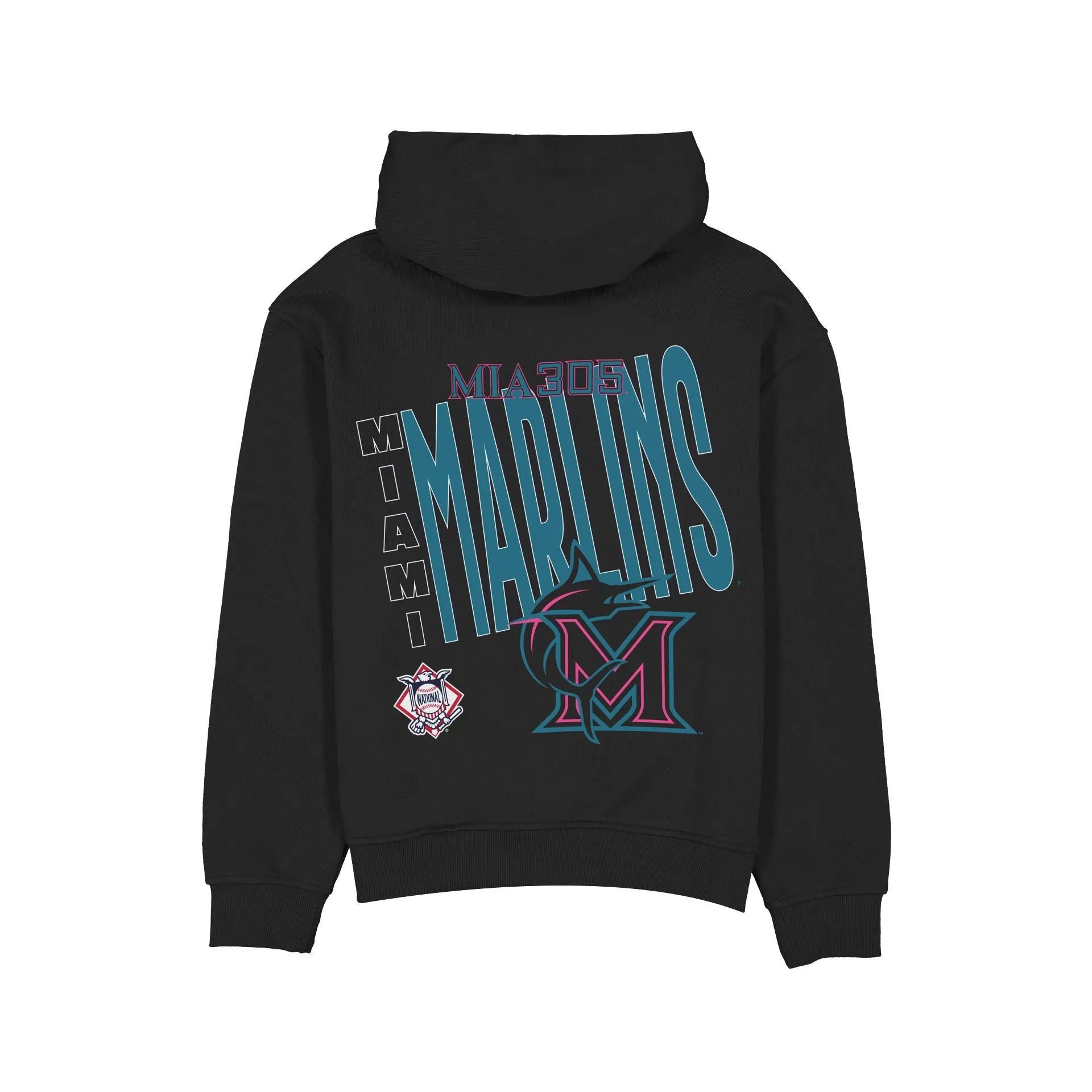 Miami Marlins 2026 City Connect Boxy Hoodie sold by New Era product image thumbnail 2