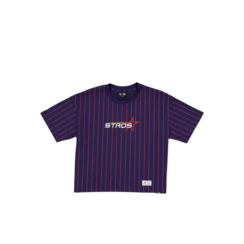 Houston Astros 2026 City Connect Pinstripe Women's T-Shirt made by New Era