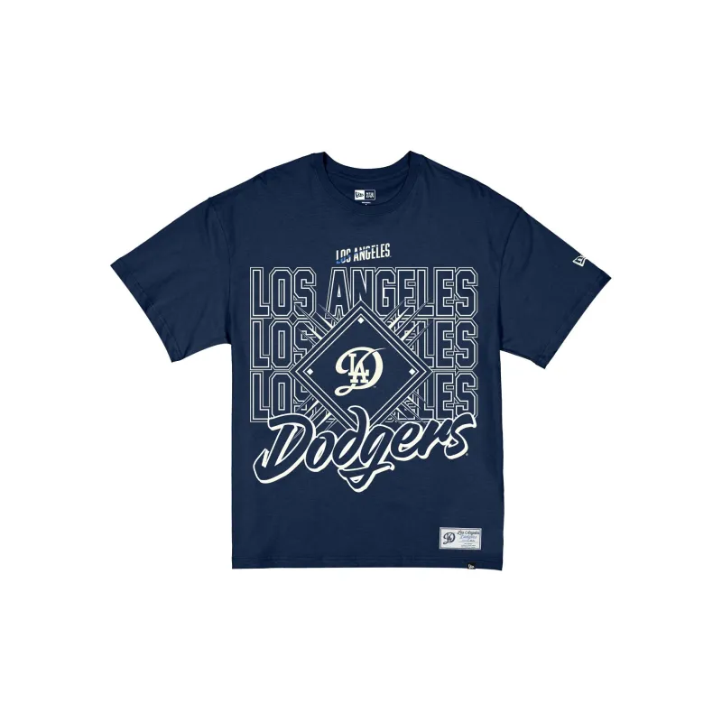 Los Angeles Dodgers 2026 City Connect Women's Oversized T-Shirt made by New Era