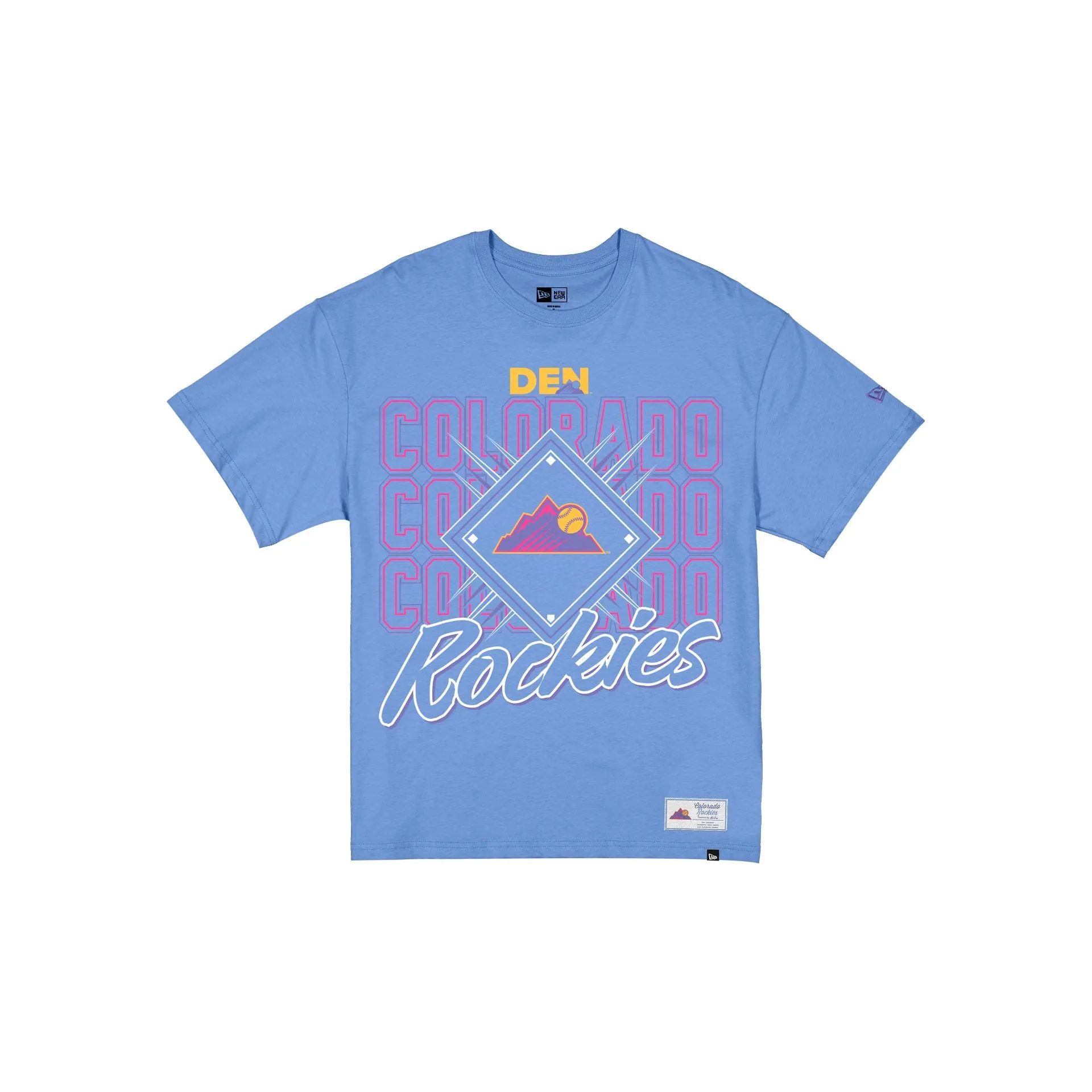 Colorado Rockies 2026 City Connect Women's Oversized T-Shirt sold by New Era