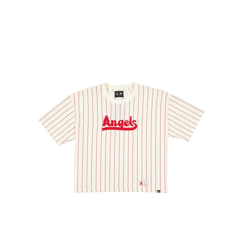 Los Angeles Angels 2026 City Connect Pinstripe Women's T-Shirt made by New Era