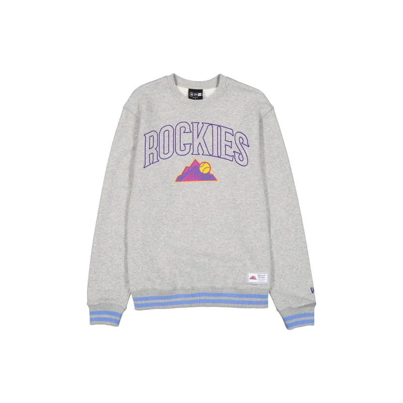 Colorado Rockies 2026 City Connect Gray Crewneck made by New Era