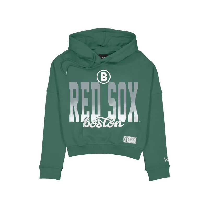 Boston Red Sox 2026 City Connect Women's Cropped Hoodie made by New Era