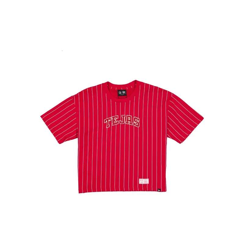 Texas Rangers 2026 City Connect Pinstripe Women's T-Shirt made by New Era