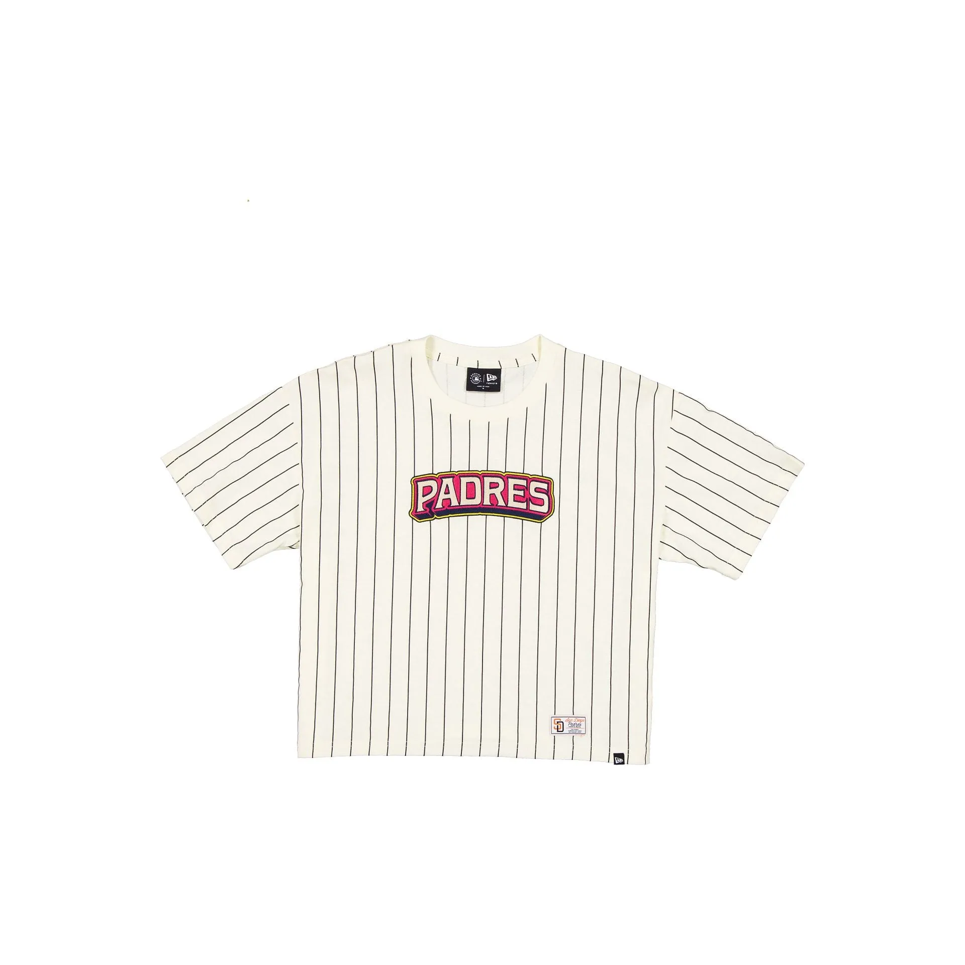 San Diego Padres 2026 City Connect Pinstripe Women's T-Shirt sold by New Era