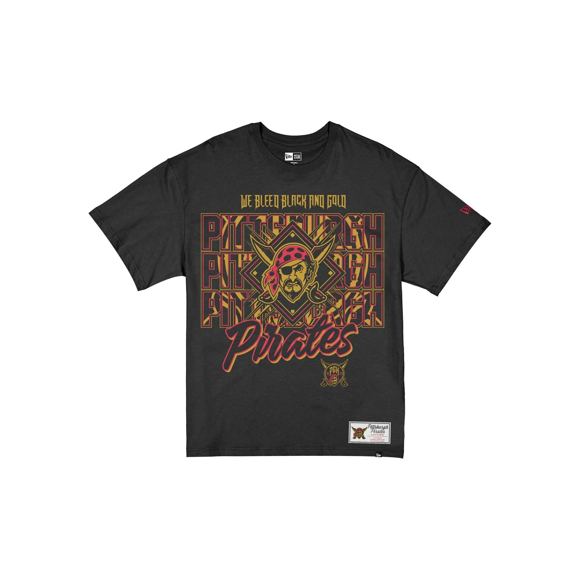 Pittsburgh Pirates 2026 City Connect Women's Oversized T-Shirt sold by New Era