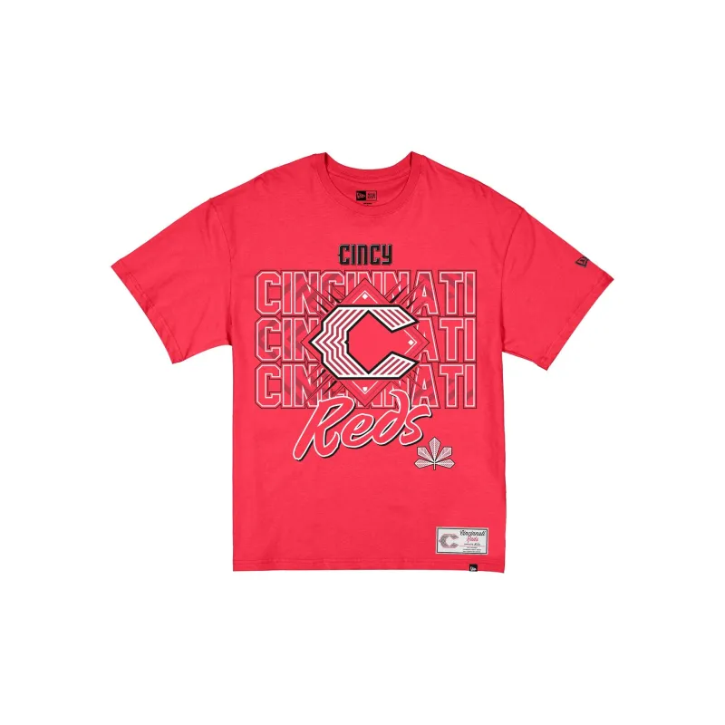 Cincinnati Reds 2026 City Connect Women's Oversized T-Shirt made by New Era