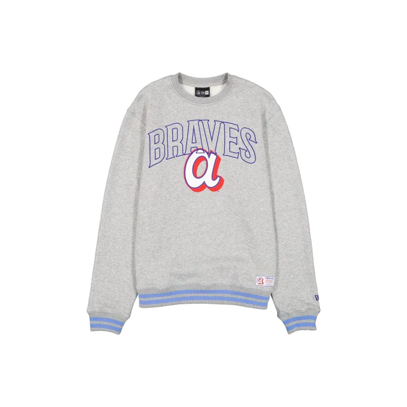 Atlanta Braves 2026 City Connect Gray Crewneck made by New Era