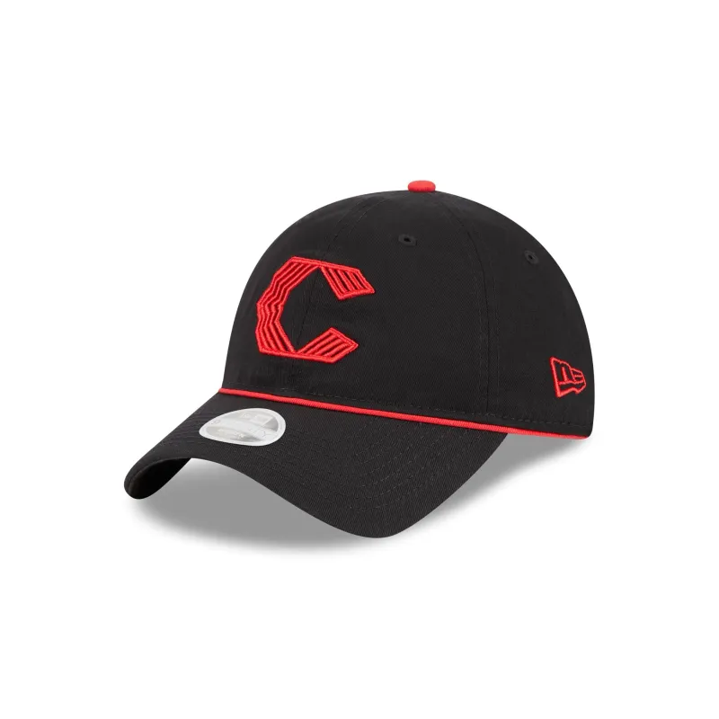 Cincinnati Reds 2026 City Connect Women's Black 9TWENTY Adjustable Hat made by New Era