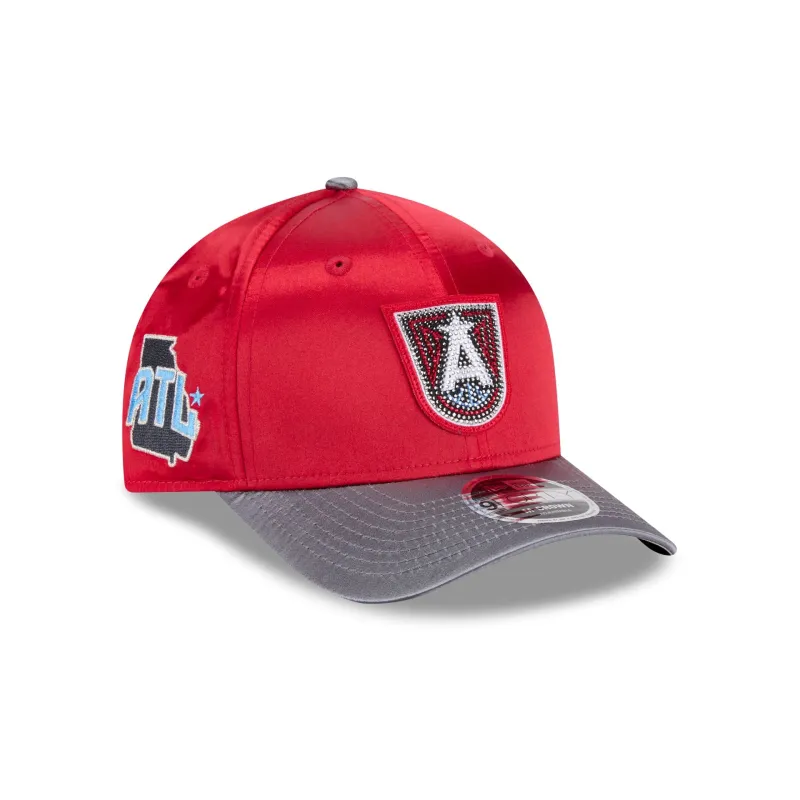 Atlanta Dream 2026 Draft Satin 9FORTY M-Crown Snapback Hat made by New Era