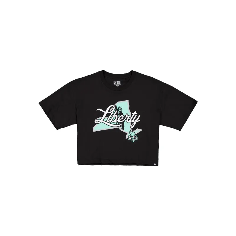 New York Liberty 2026 Draft Women's Cropped T-Shirt made by New Era