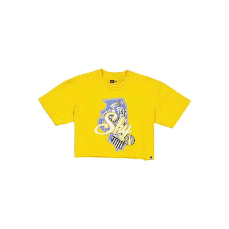 Chicago Sky 2026 Draft Women's Cropped T-Shirt made by New Era