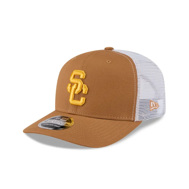 USC Trojans Light Bronze 9SEVENTY Trucker Hat made by New Era