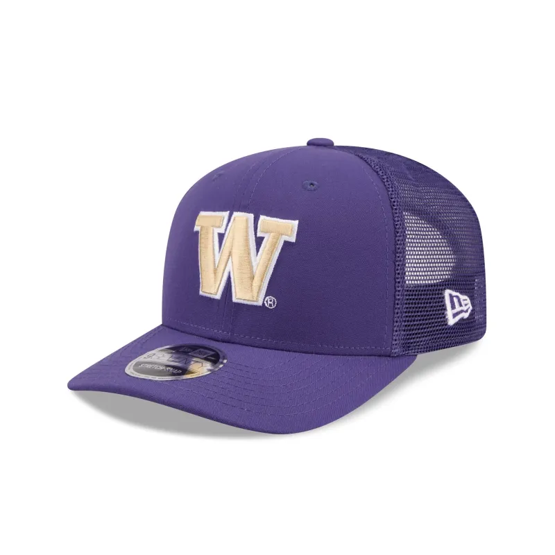 Washington Huskies Simple 9SEVENTY Trucker Hat made by New Era