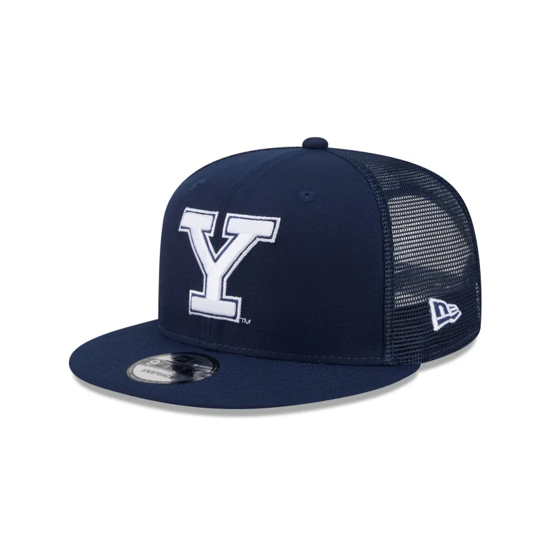 Yale Bulldogs Team Tag 9FIFTY Trucker Hat made by New Era
