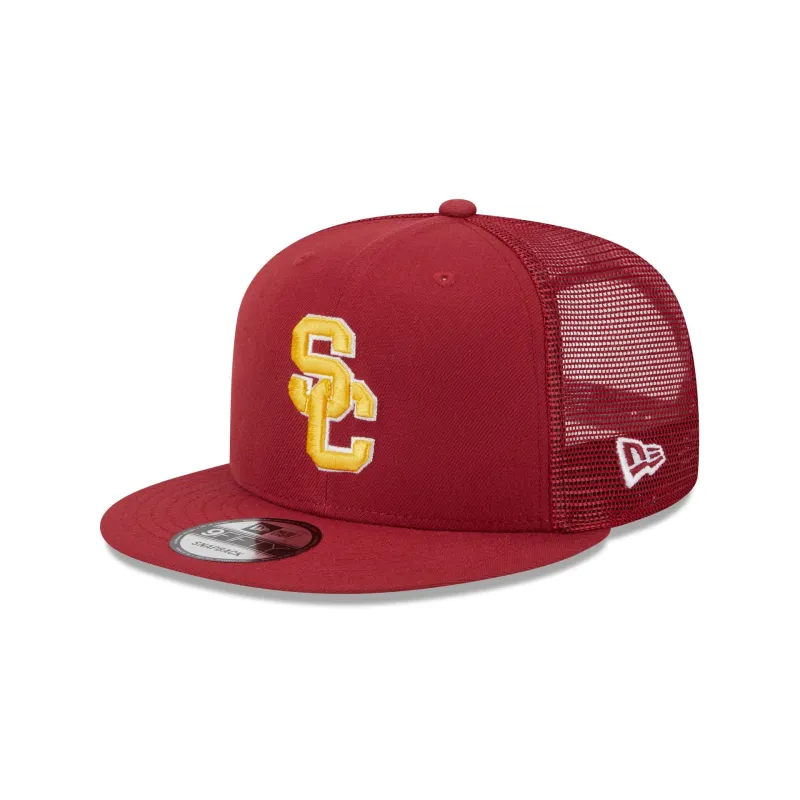 USC Trojans Team Tag 9FIFTY Trucker Hat made by New Era