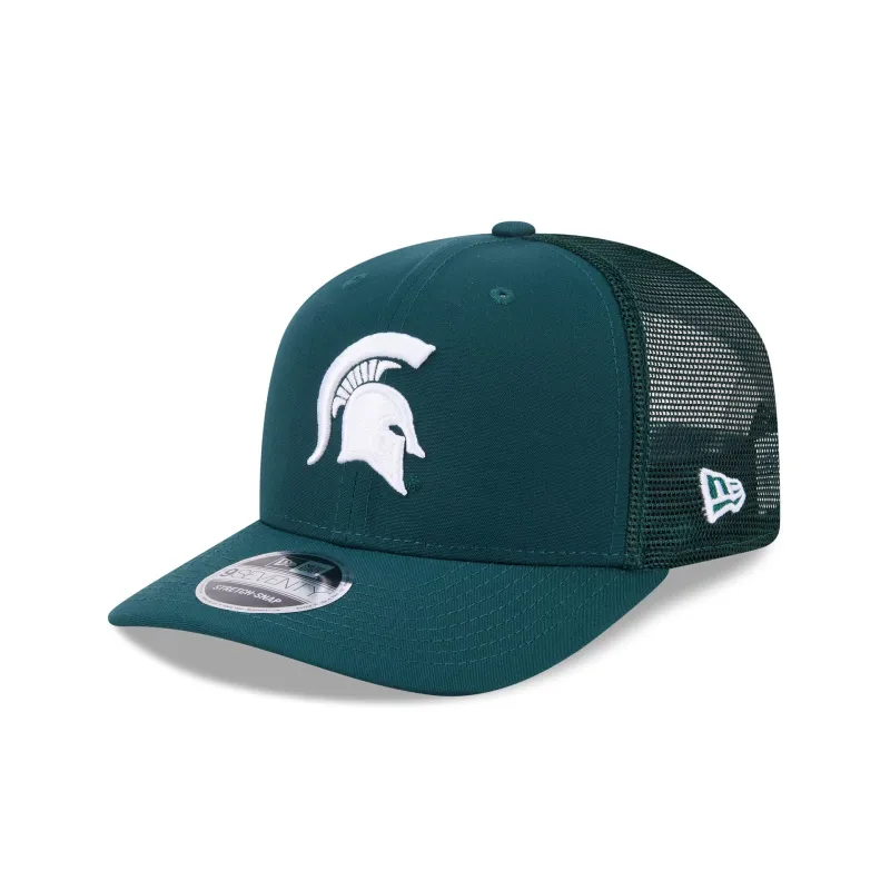 Michigan State Spartans Simple 9SEVENTY Trucker Hat made by New Era
