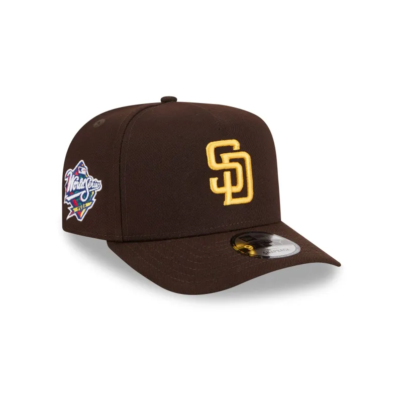 San Diego Padres Sidepatch 9FIFTY A-Frame Snapback Hat made by New Era