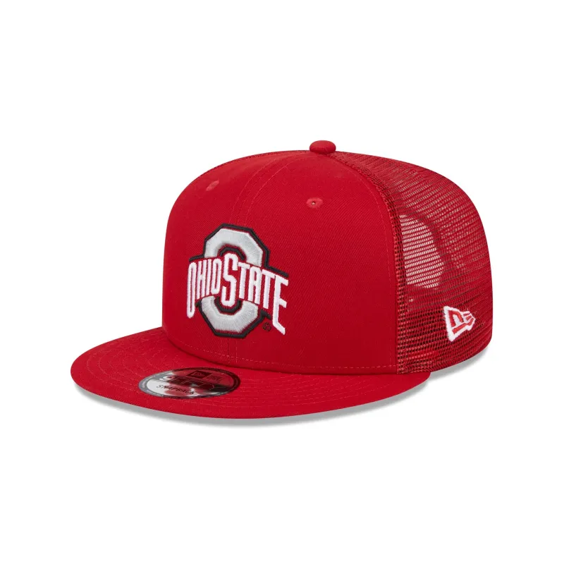 Ohio State Buckeyes Team Tag 9FIFTY Trucker Hat made by New Era