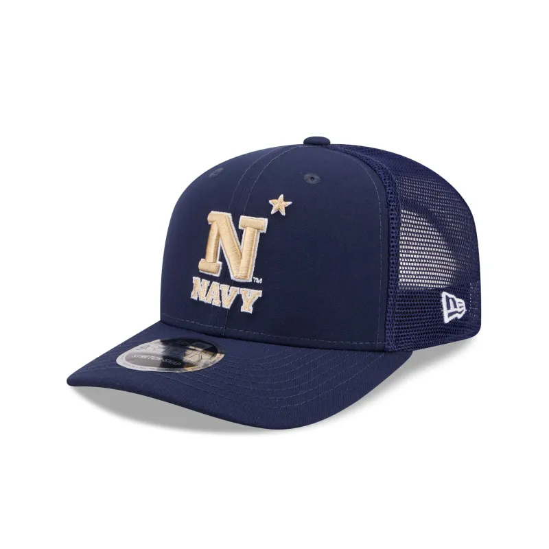 Navy Midshipmen Simple 9SEVENTY Trucker Hat made by New Era