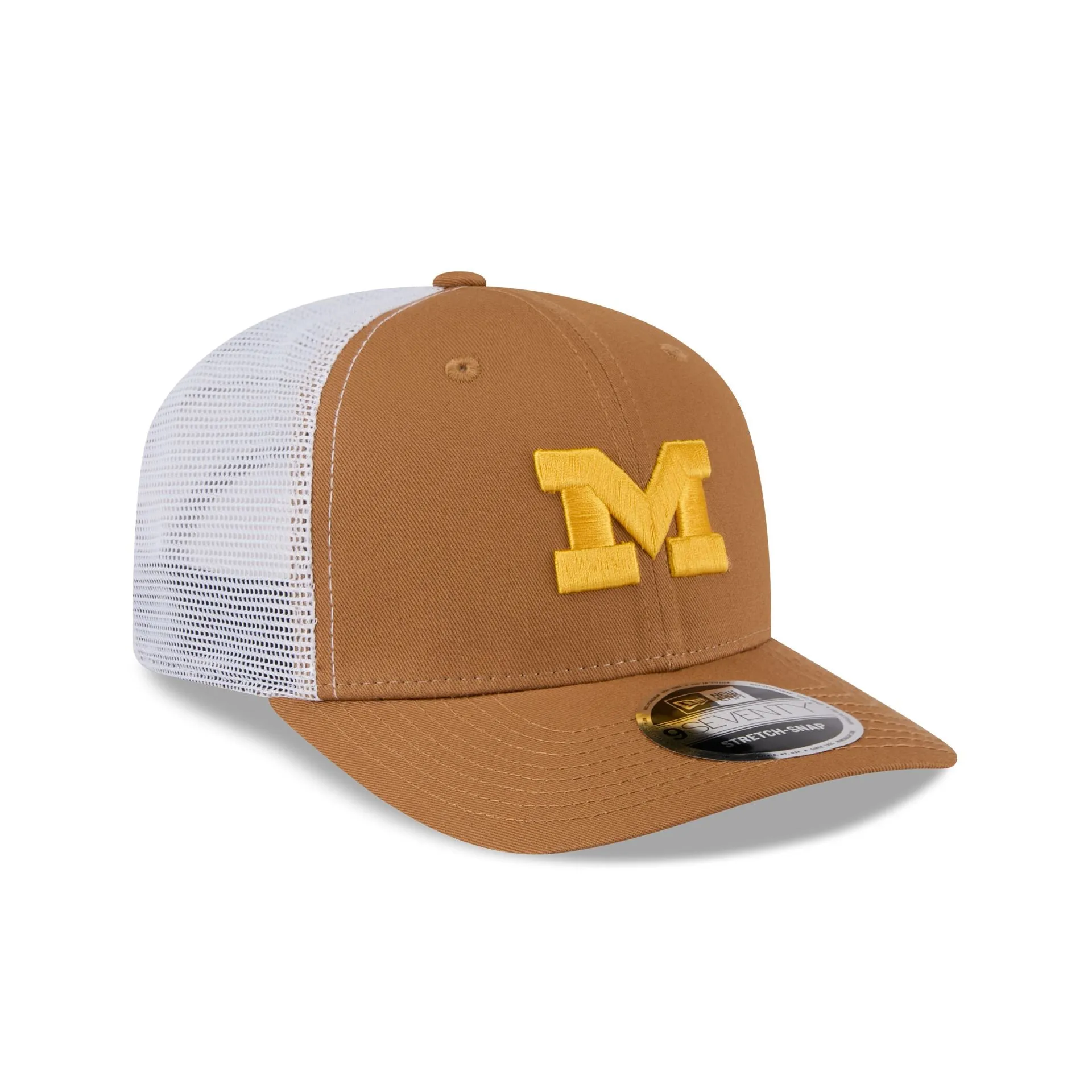 Michigan Wolverines Light Bronze 9SEVENTY Trucker Hat sold by New Era product image thumbnail 3