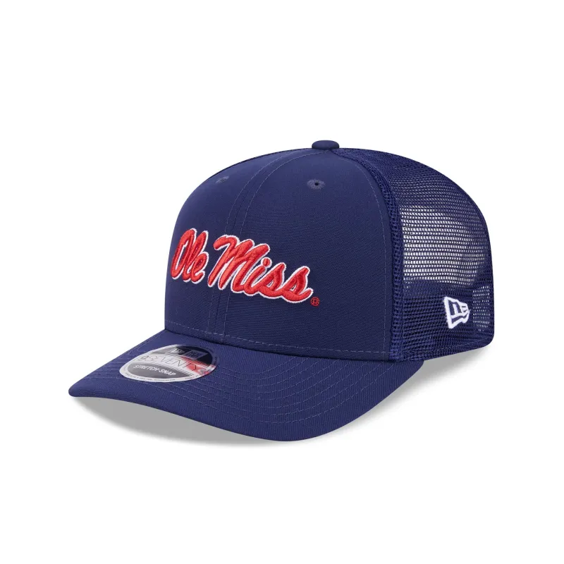 Mississippi Rebels Simple 9SEVENTY Trucker Hat made by New Era