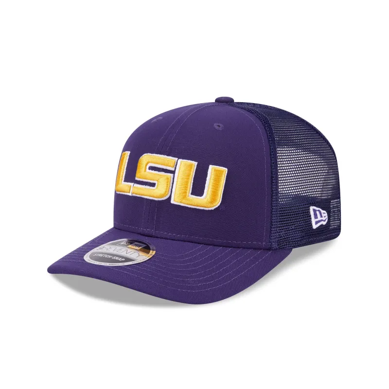 LSU Tigers Simple 9SEVENTY Trucker Hat made by New Era