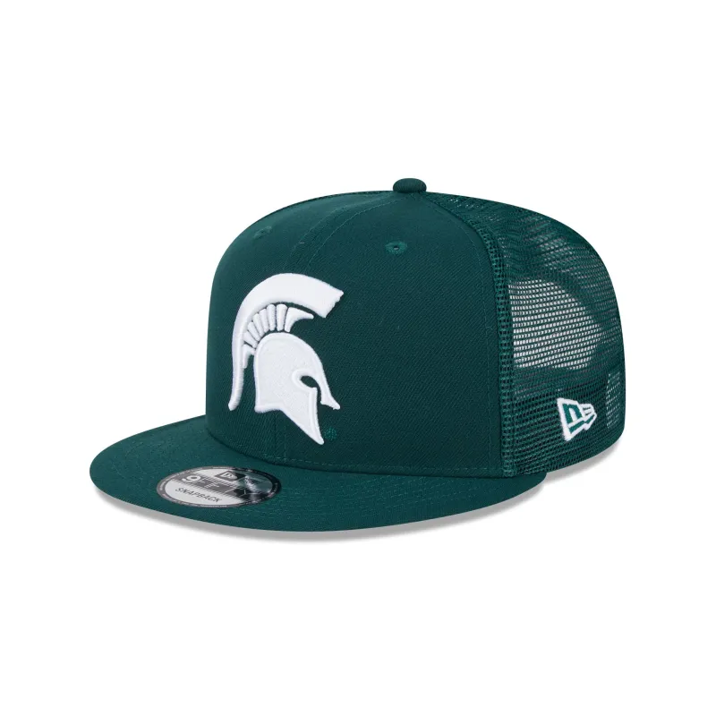 Michigan State Spartans Team Tag 9FIFTY Trucker Hat made by New Era