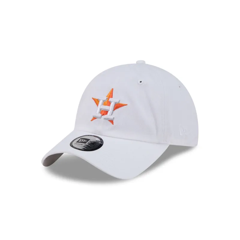 Houston Astros White Casual Classic Adjustable Hat made by New Era