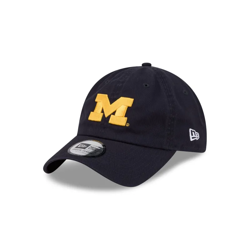 Michigan Wolverines Casual Classic Adjustable Hat made by New Era