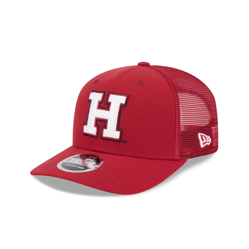 Harvard Crimson Simple 9SEVENTY Trucker Hat made by New Era