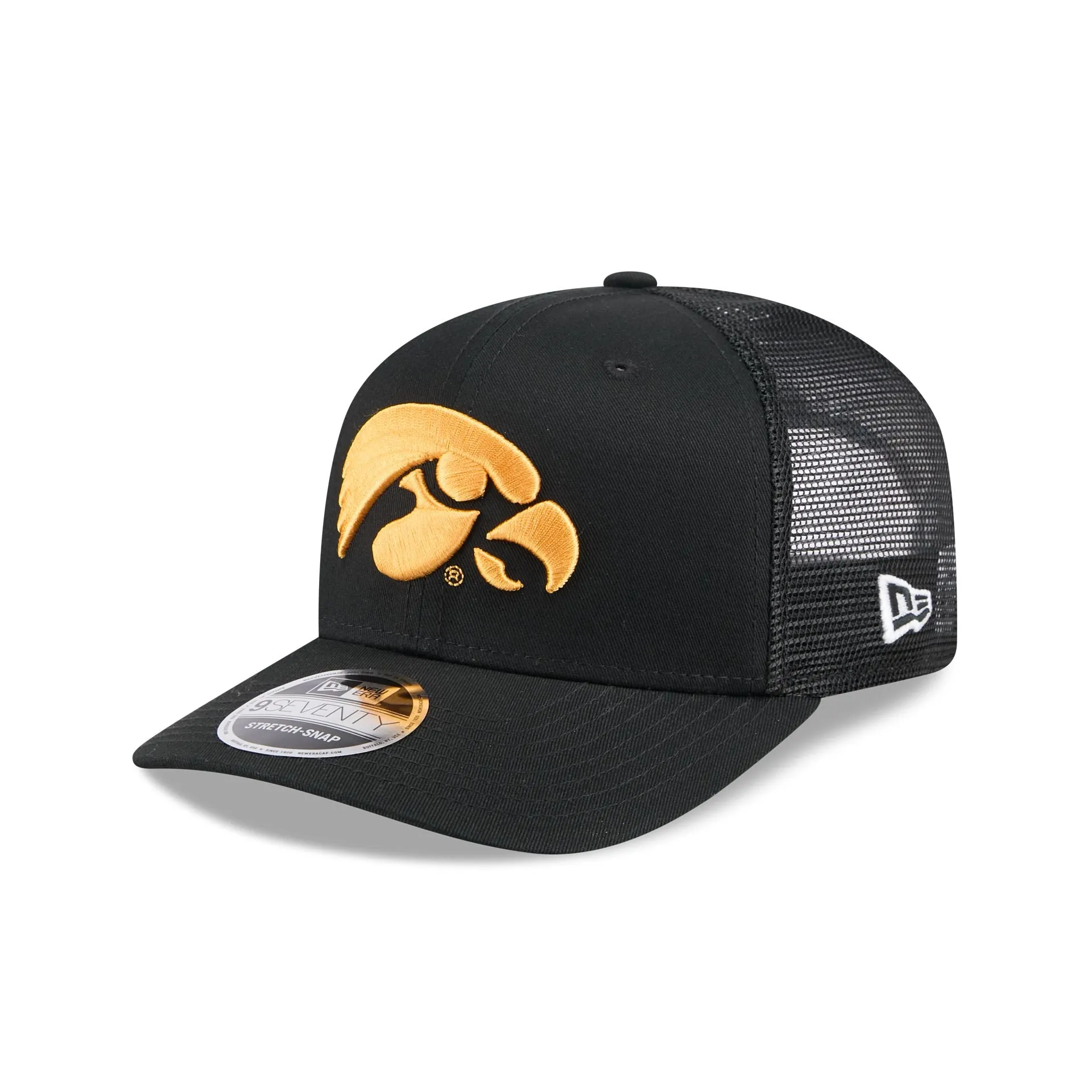 Iowa Hawkeyes Simple 9SEVENTY Trucker Hat sold by New Era