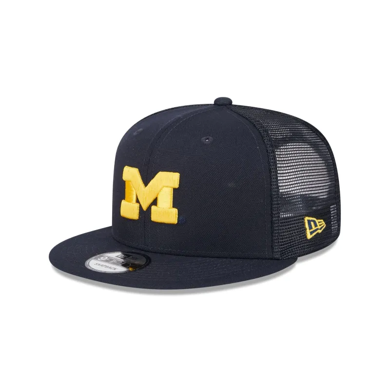 Michigan Wolverines Team Tag 9FIFTY Trucker Hat made by New Era