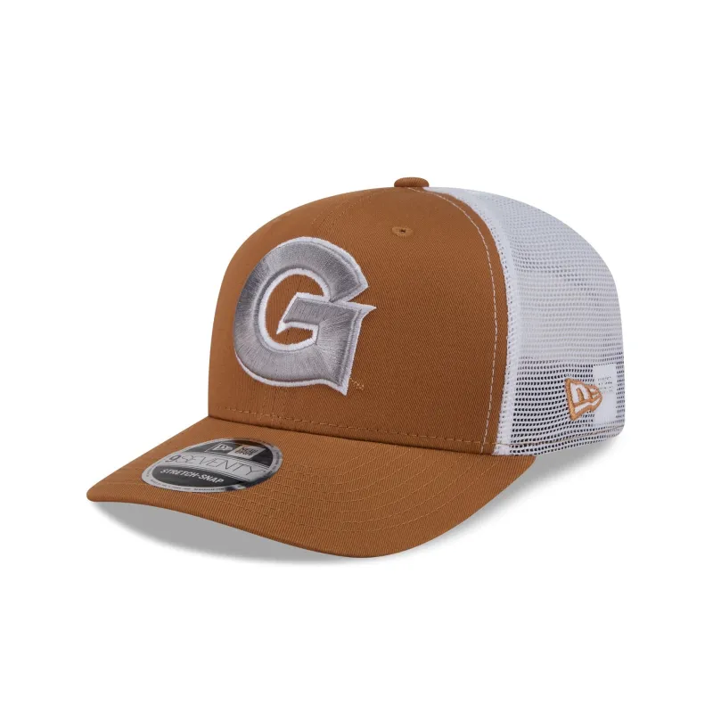 Georgetown Hoyas Light Bronze 9SEVENTY Trucker Hat made by New Era
